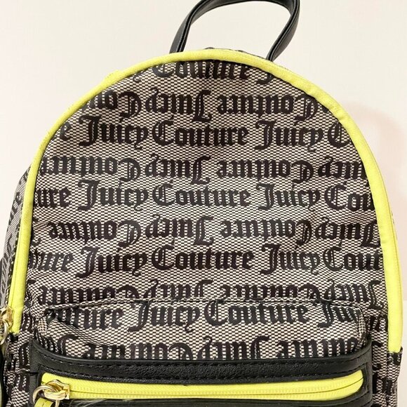 Juicy Couture Gothic Logo Backpack Flaws - Picture 3 of 16